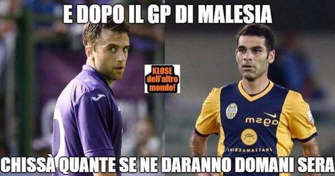 Rossi contro Marquez anche in Fiorentina-Verona